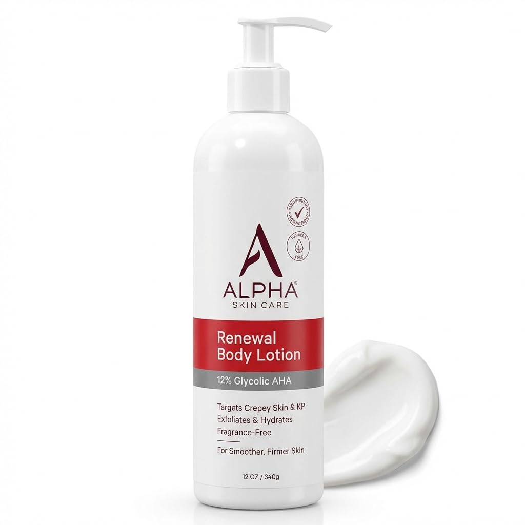 Alpha Skin Care Revitalizing Body Lotion, 12% Glycolic AHA, 12 oz