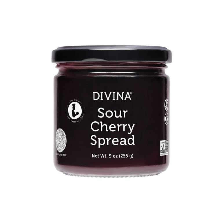 Divina Sour Cherry Spread, 9 oz