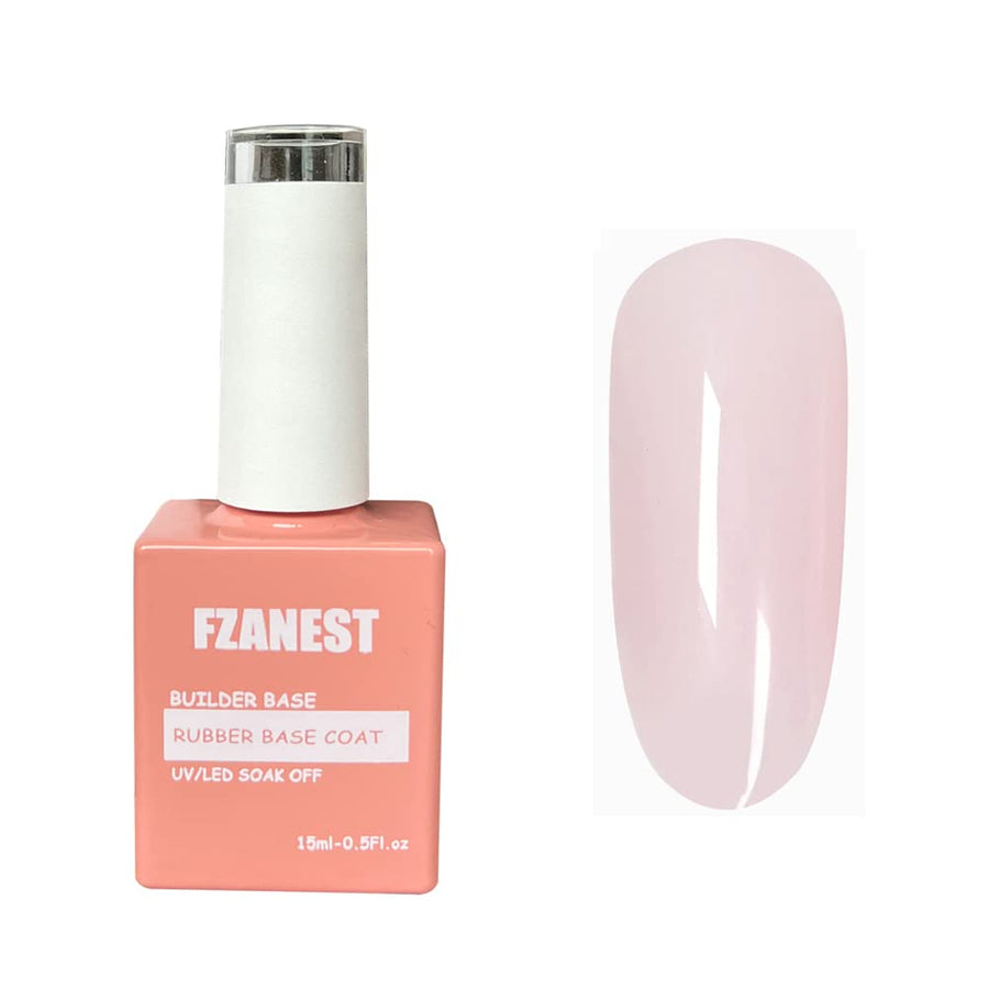 FZANEST Builder Gel For Nails, Natural Nude, 15 ml
