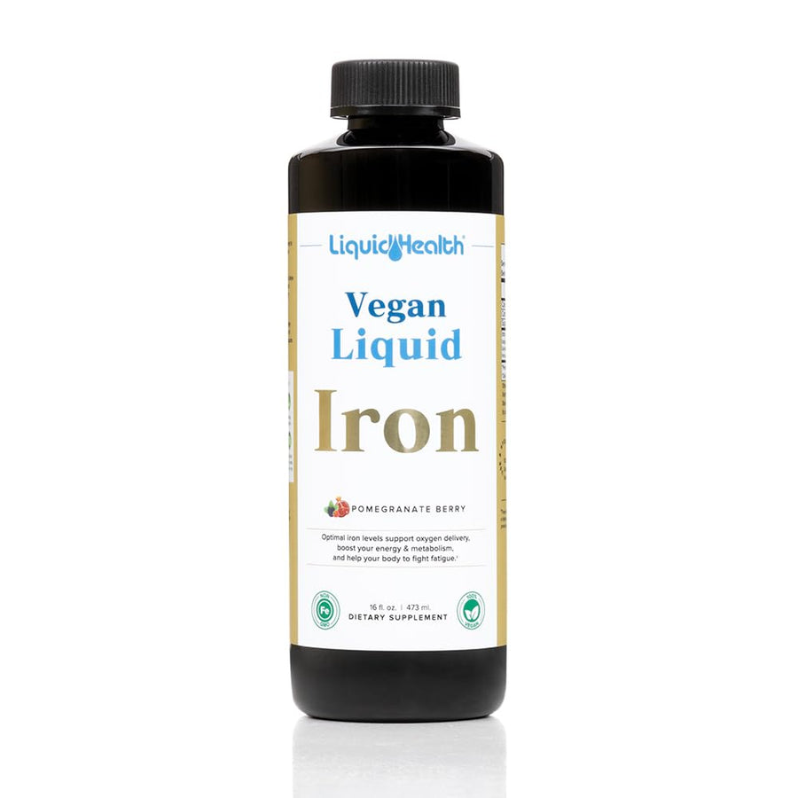 LIQUIDHEALTH Vegan Liquid Iron Supplement, 16 oz