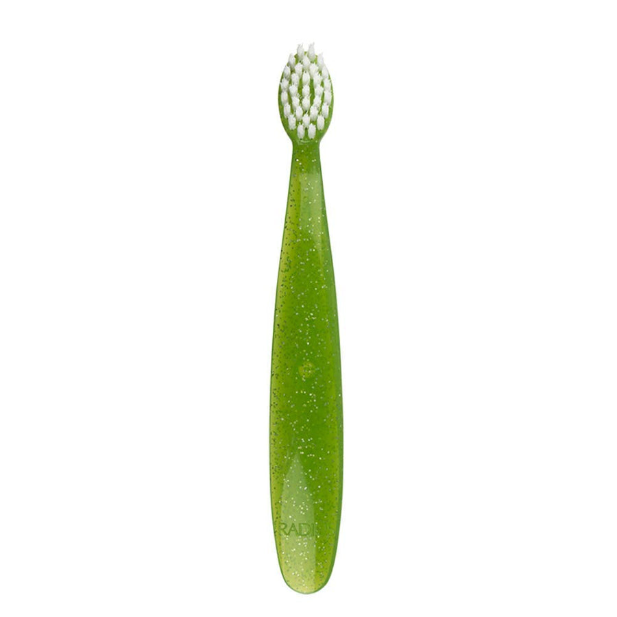 RADIUS Totz Toothbrush, Extra Soft, Green Sparkle, 1 Count