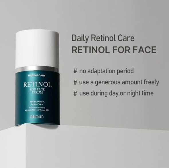 HEIMISH Marine Care Retinol Face Serum, 1.69 fl oz