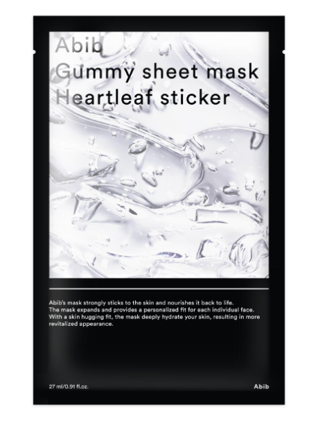 Gummy Sheet Mask Heartleaf sticker