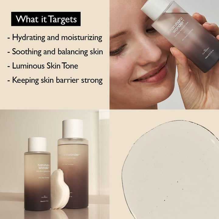 HARUHARU WONDER Black Rice Hyaluronic Toner, 300 ml
