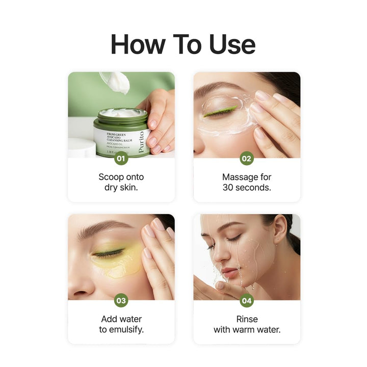 PURITO From Green Avocado Cleansing Balm