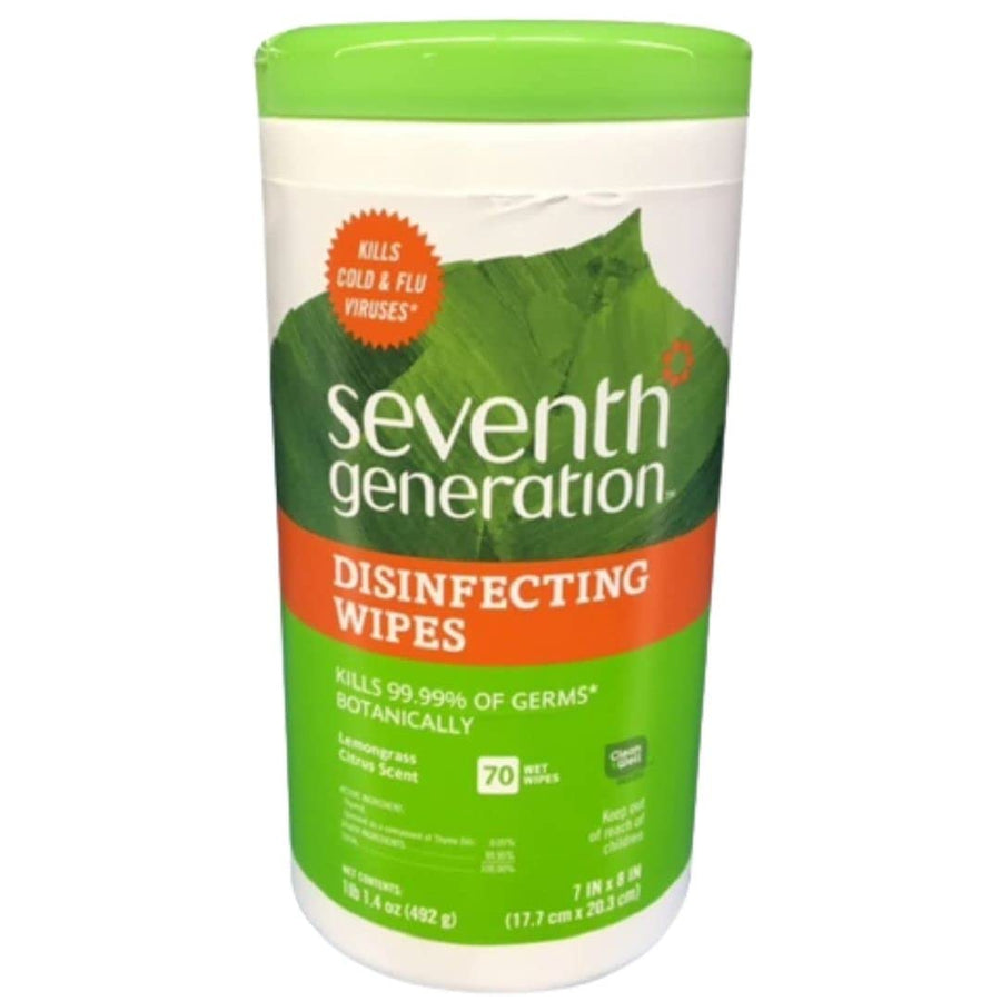 Seventh Generation Disinfecting Wipes, 70 Count