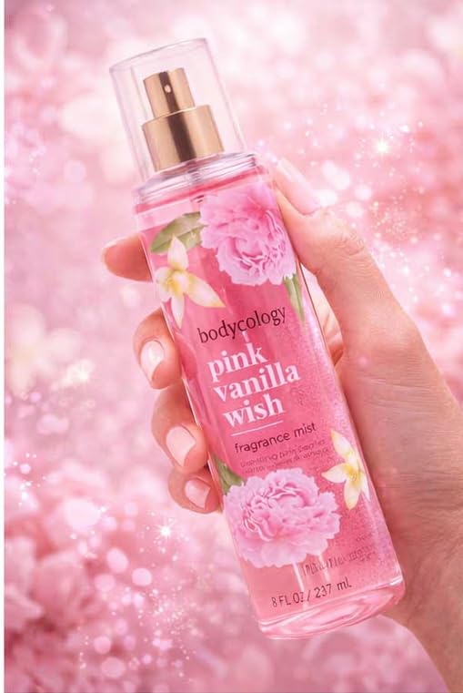 Bodycology Pink Vanilla Wish Fragrance Mist, 237 ml