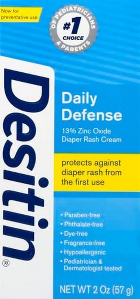 Daily Defense Diaper Rash Cream, 2 oz