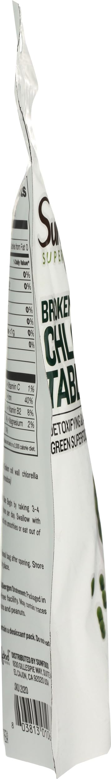 Sunfood Superfoods Chlorella Tablets, 4 oz