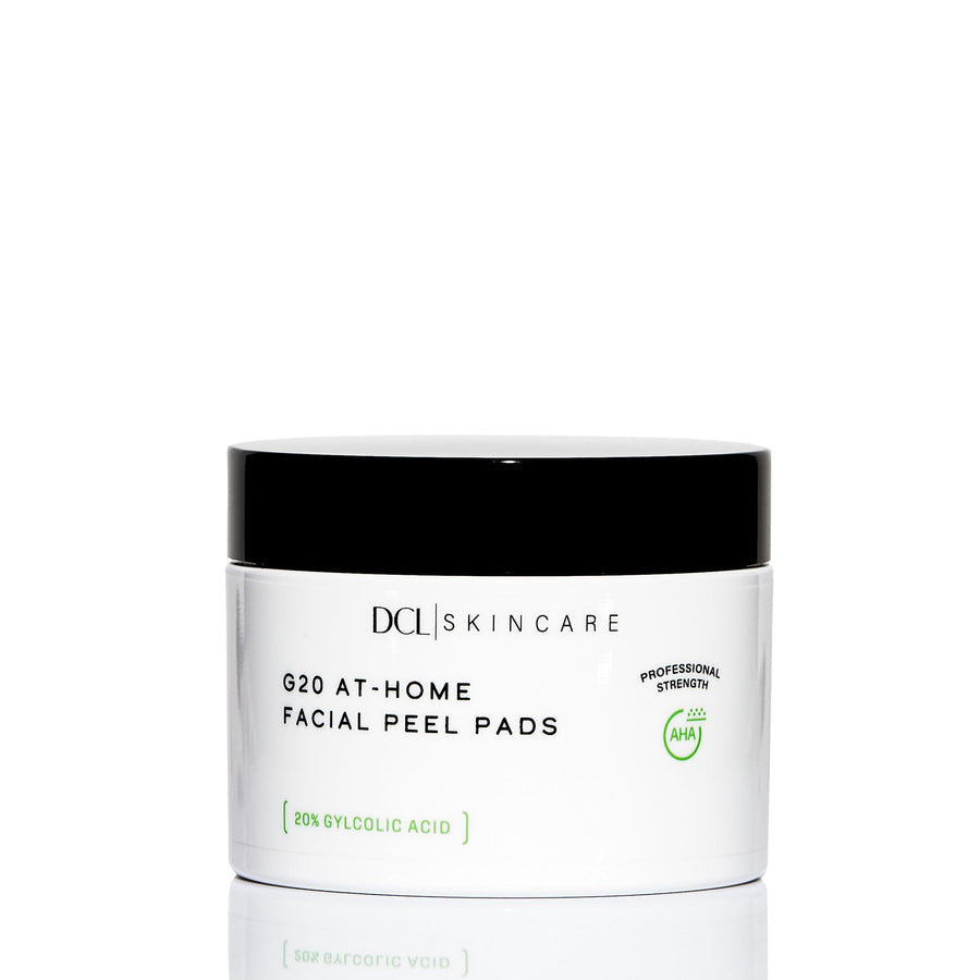 DCL G20 Glycolic Acid Exfoliating Pads, 20%, 50 Count