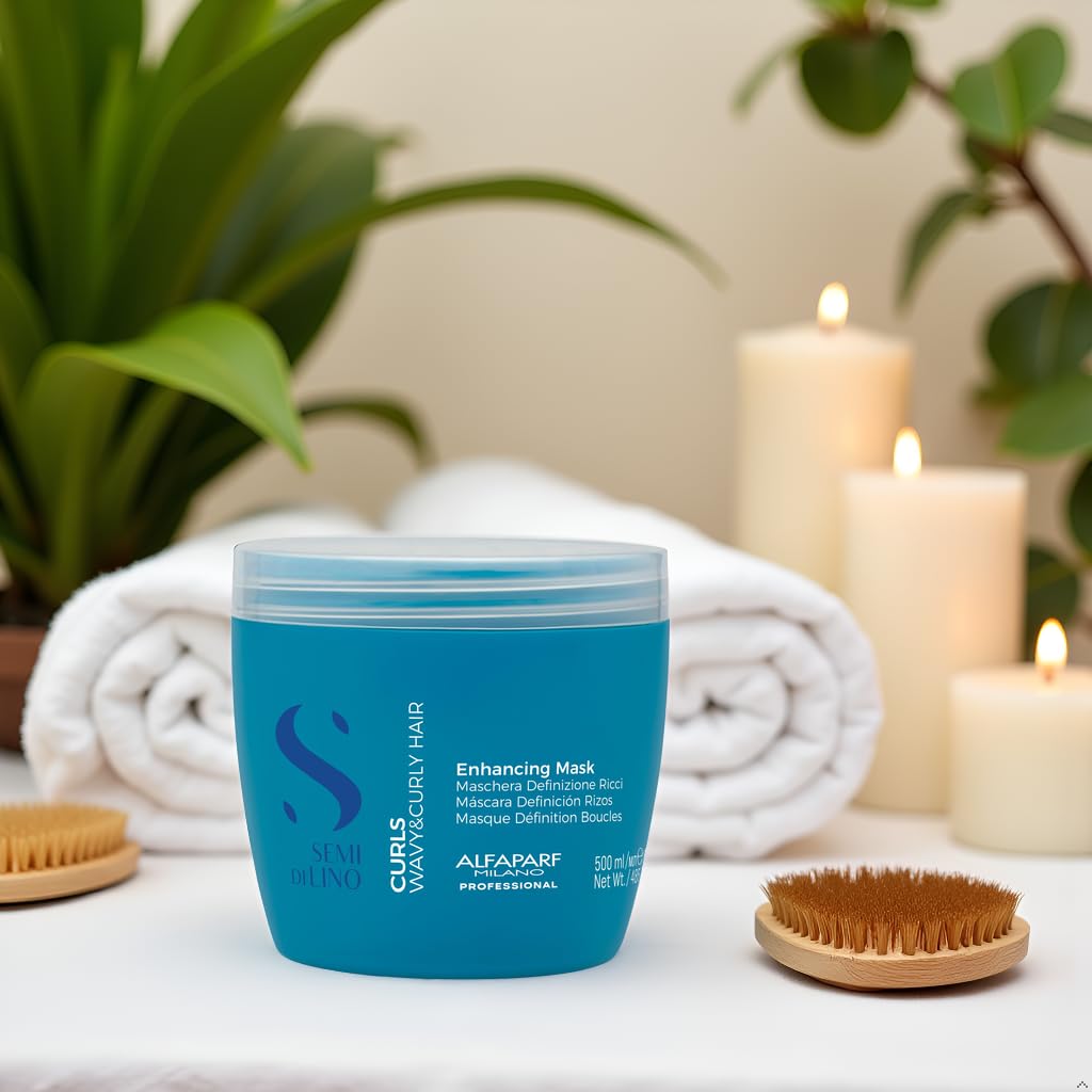 Alfaparf Semi Di Lino Curls Enhancing Mask, 16.9 oz