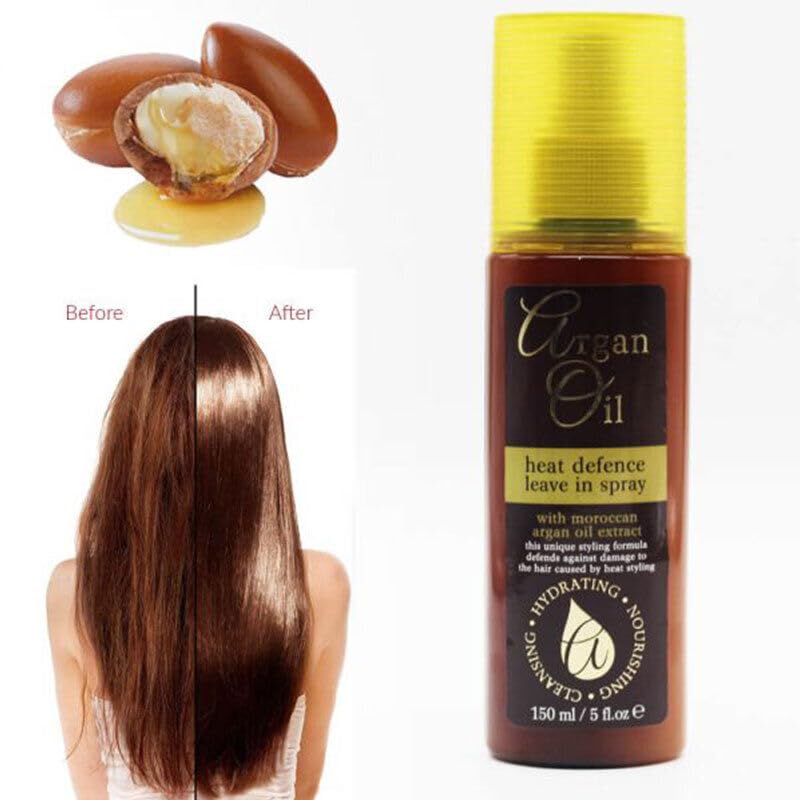 XHC Argan Oil Heat Defense Leave-In Spray, 150 ml