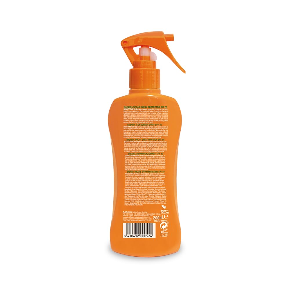 Babaria Sunscreen Lotion, SPF 50, 200 ml