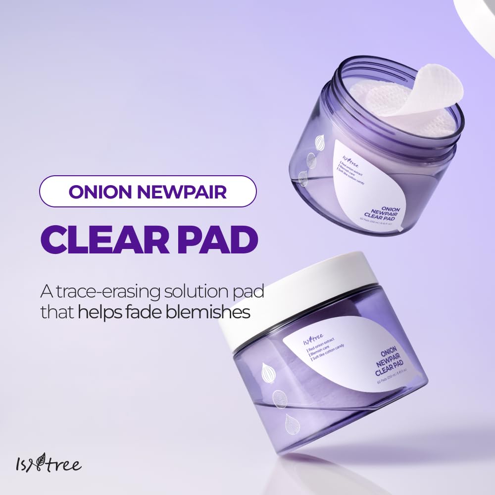 IsNtree Onion Newpair Clear Pad, 250 ml, 60 Count