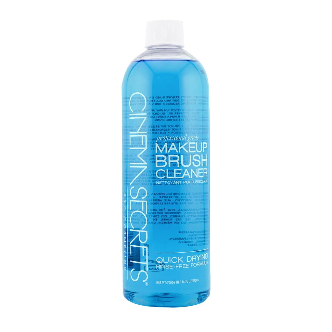 CINEMA SECRETS Makeup Brush Cleaner Solution, Blue Vanilla, 16 fl oz