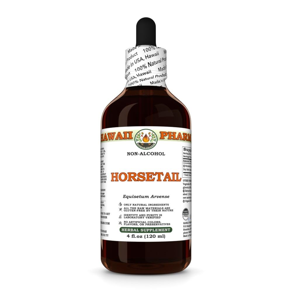 Hawaii Pharm Horsetail Alcohol-Free Liquid Extract, Organic, 4 oz