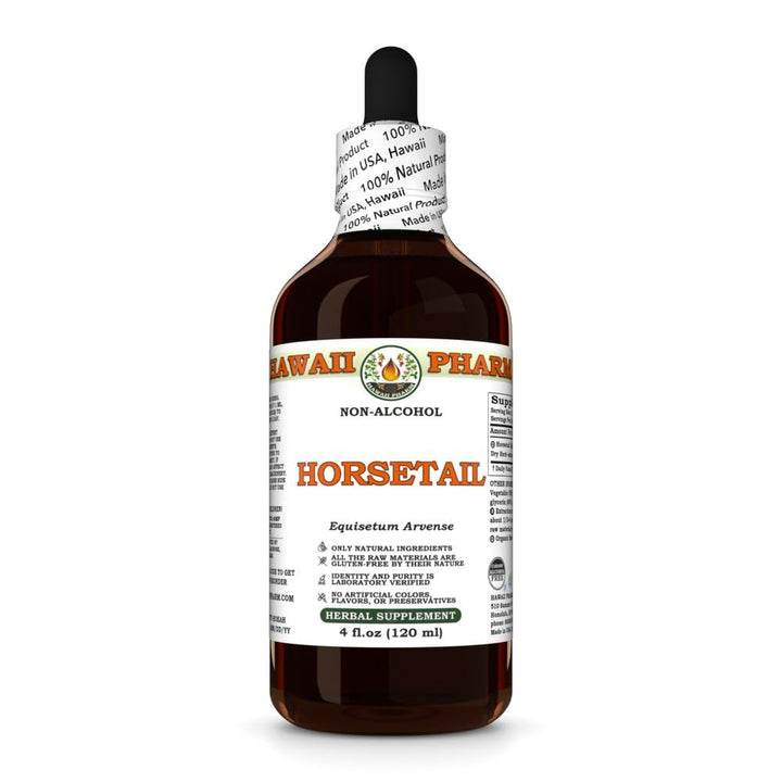 Hawaii Pharm Horsetail Alcohol-Free Liquid Extract, Organic, 4 oz