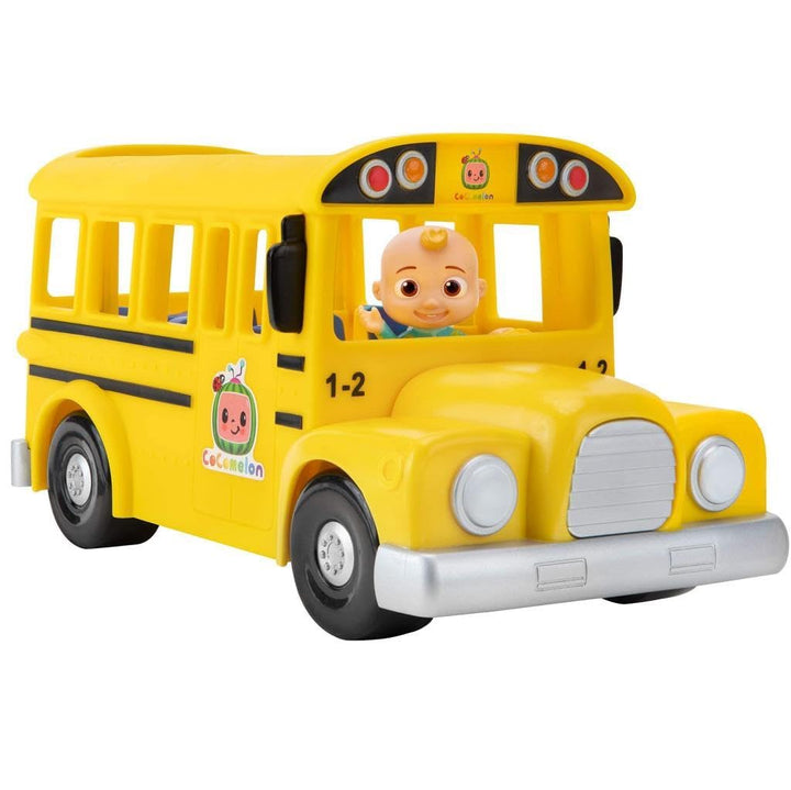 CoComelon Feature Musical Vehicle, Yellow, 1 Count