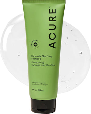 Acure Curiously Clarifying Shampoo, Lemongrass & Argan, 8 fl oz