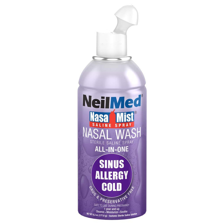 NeilMed NasaMist All in One Saline Spray, 6.3 fl oz