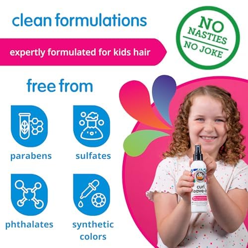 SO COZY Kids Curl Leave In Conditioner and Therapy Spray, 8 fl oz