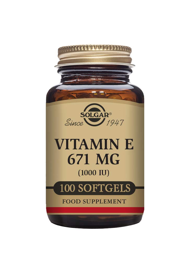 Solgar Vitamin E Mixed Softgels, 1000 IU, 100 Count