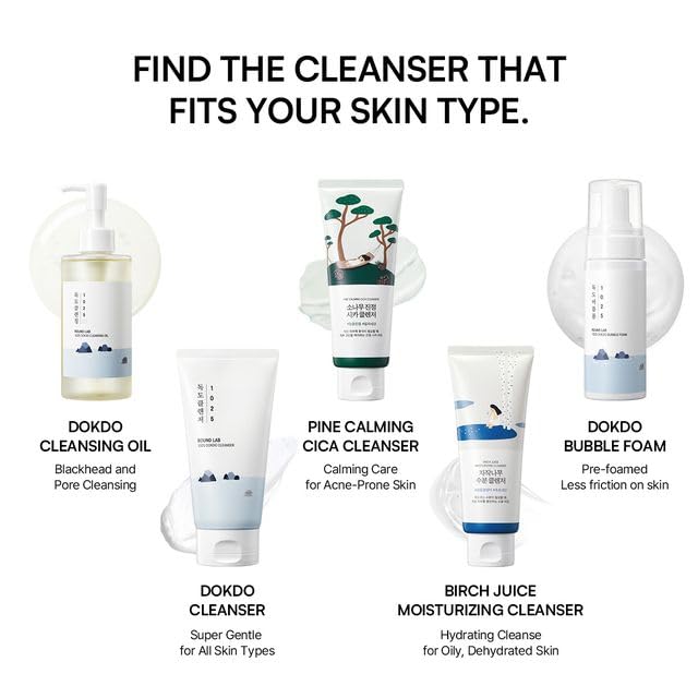 ROUND LAB 1025 Dokdo Cleanser, 5.07 fl oz