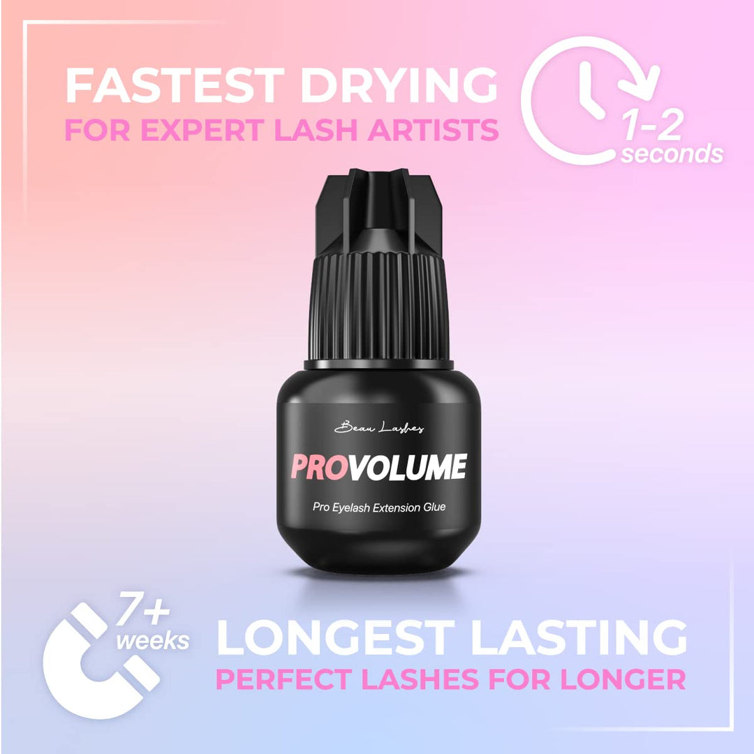 BEAU LASHES Eyelash Extension Glue, Black, 5 ml
