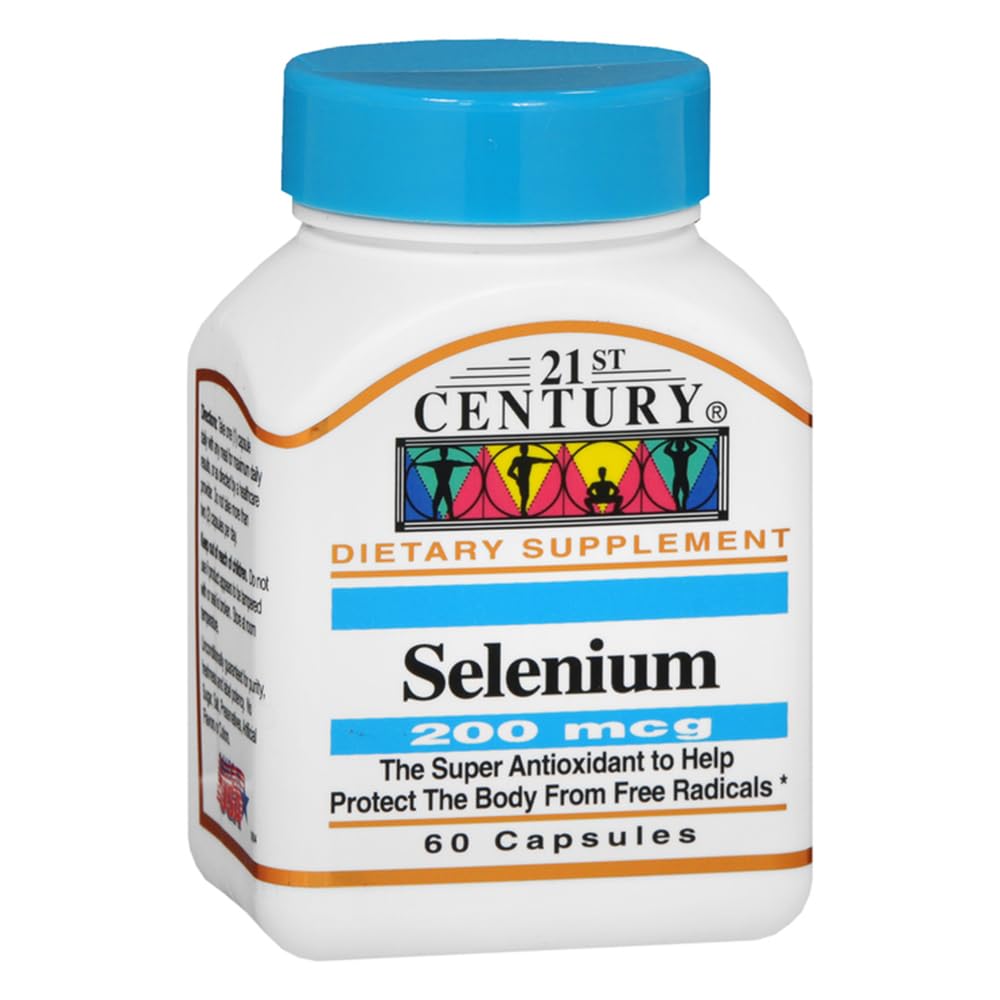 21st Century Selenium, 200 mcg, 60 Count