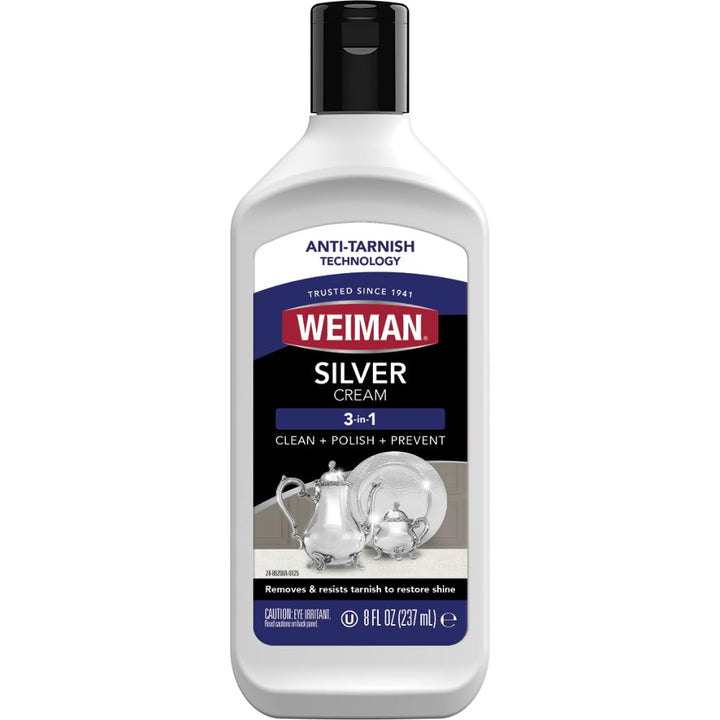 Weiman Silver Cream Cleaner, 8 fl oz