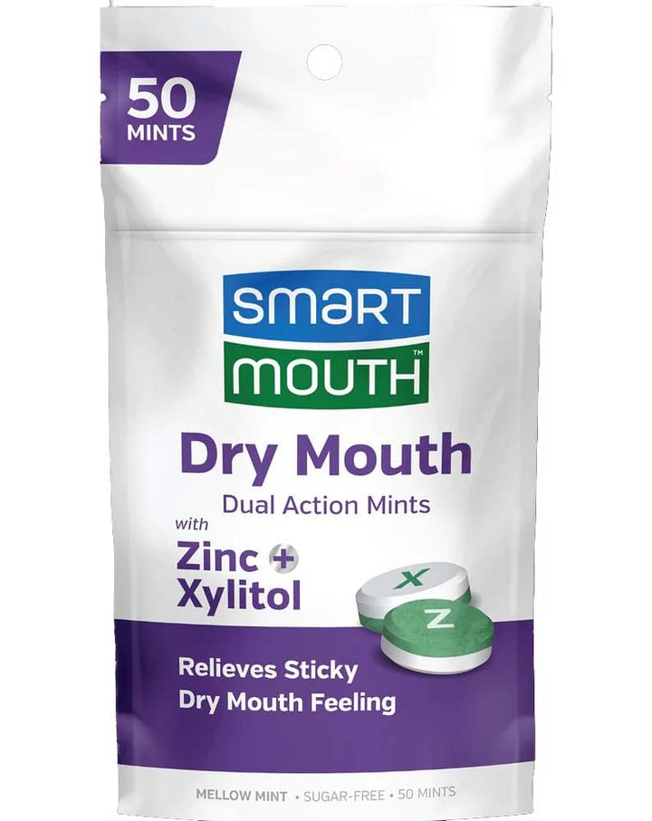 SmartMouth Dry Mouth Mints, 50 Count