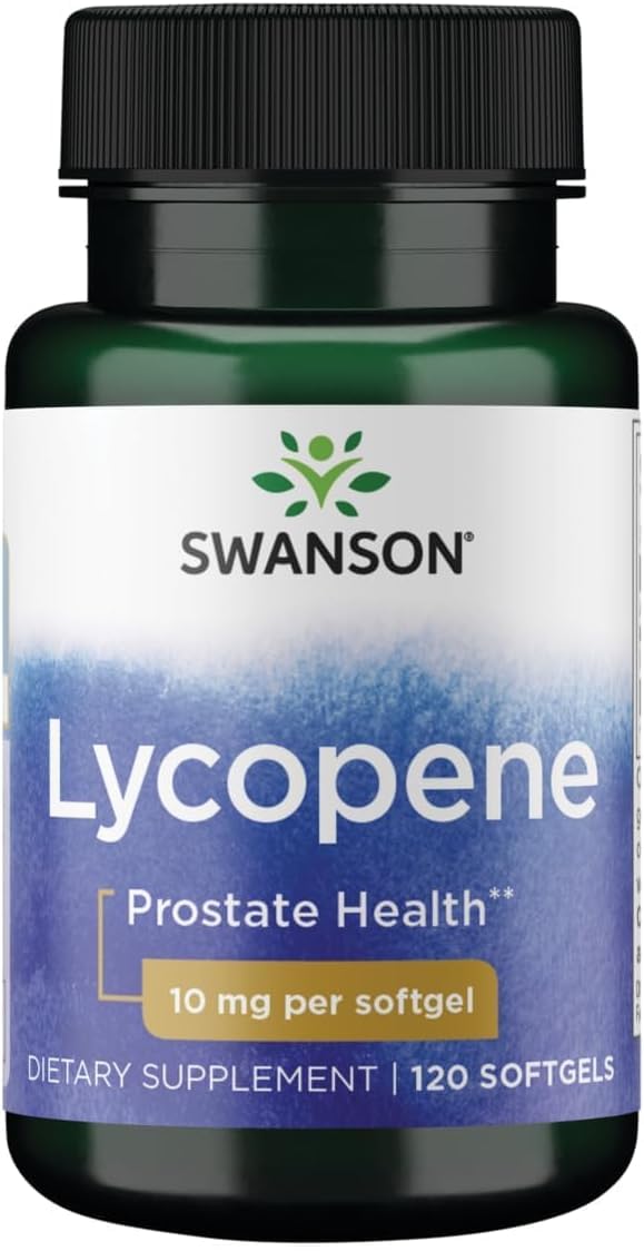 Swanson Lycopene Softgels, 10 mg, 120 Count