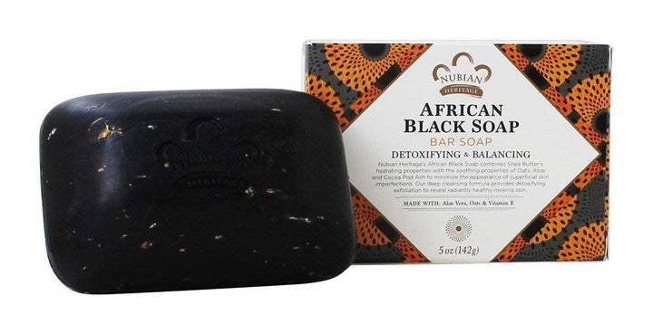 Nubian Heritage African Black Soap Bar, 5 Count