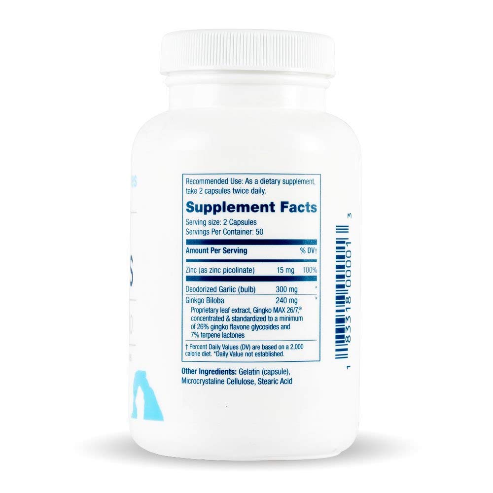 Arches Tinnitus Formulas, Ginkgo Max 26/7, 100 Count