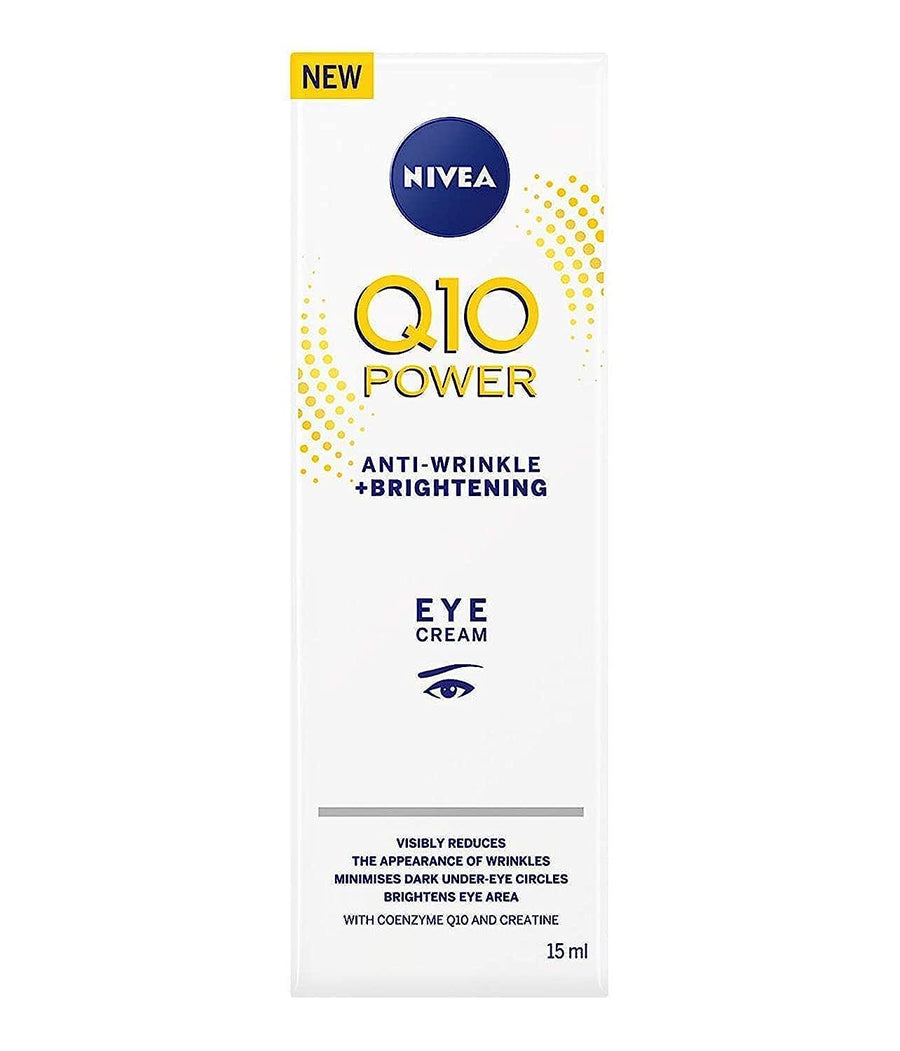 NIVEA Q10 Power Anti-Wrinkle Brightening Eye Cream, 15 ml