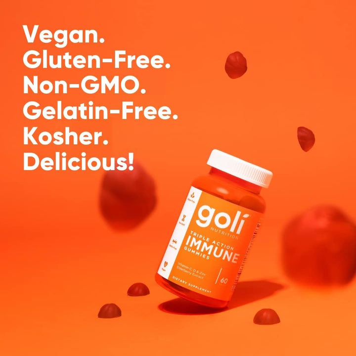 Goli Action Immune Gummies, 60 Count