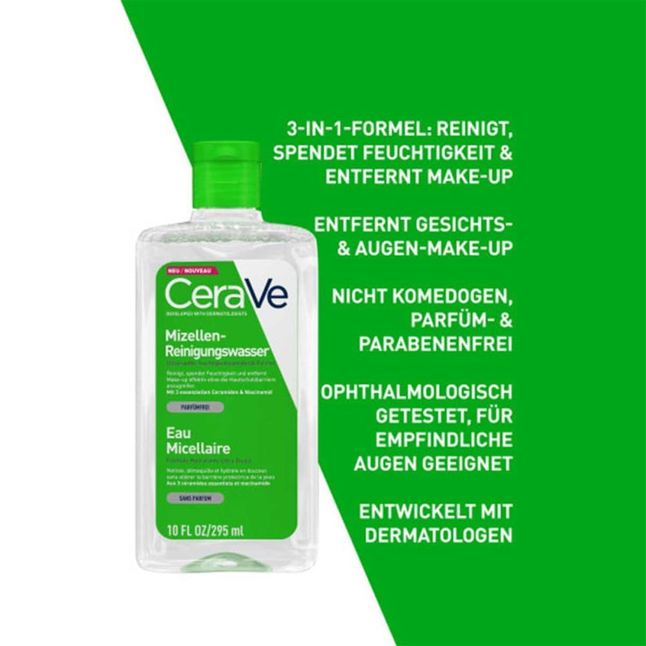 CeraVe Micellar Cleansing Water, 295 ml