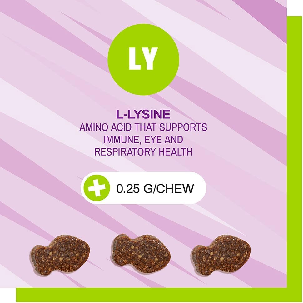 Pet Naturals L-Lysine Chews for Cats, 60 Count