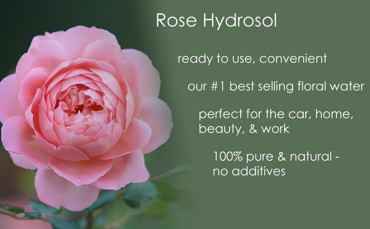 GreenHealth Rose Hydrosol Floral Water, 32 fl oz