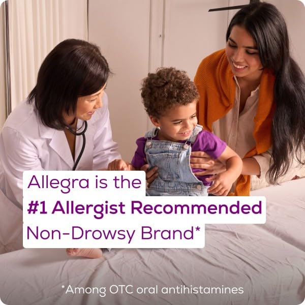 Allegra Children's Non-Drowsy Antihistamine Liquid, 30 mg, 4 fl oz