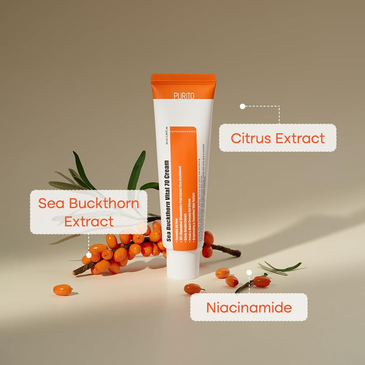 Purito Sea Buckthorn Vital 70 Cream, 50 ml