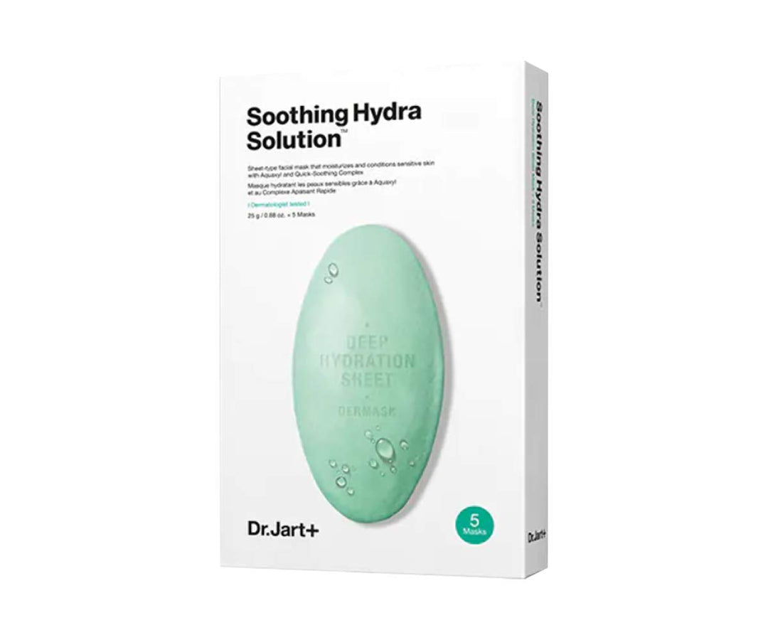 Dr.Jart+ Dermask Water Jet Soothing Hydra Solution Mask, 5 Count