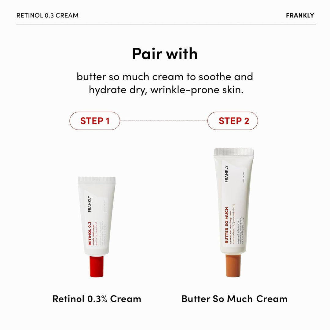 FRANKLY Retinol 0.3% Cream, 0.7 oz