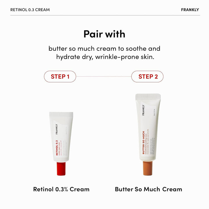FRANKLY Retinol 0.3% Cream, 0.7 oz