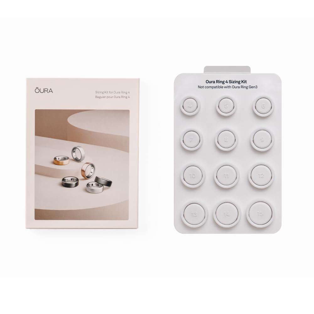 OURA Ring 4 Sizing Kit, Size Before You Buy
