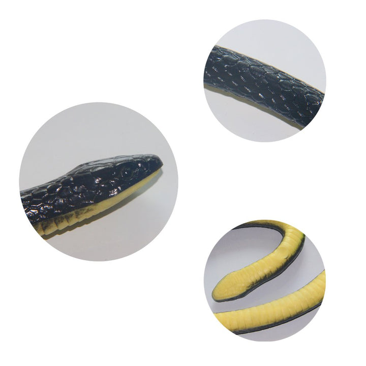 NAKIMO Realistic Rubber Snake Toy, 50 in