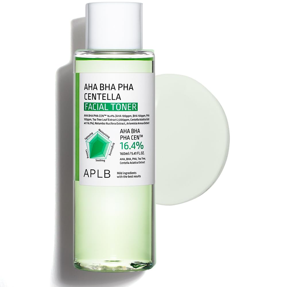 APLB AHA BHA PHA Centella Facial Toner, 16.4%, 5.41 fl oz
