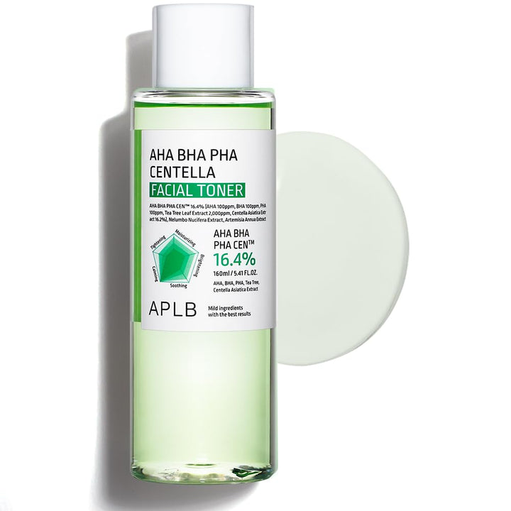 APLB AHA BHA PHA Centella Facial Toner, 16.4%, 5.41 fl oz
