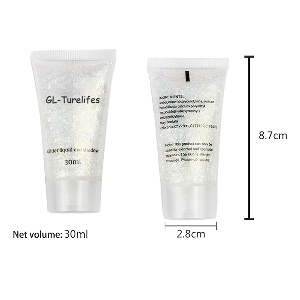 GL-Turelifes Liquid Glitter Eyeshadow, #07 Gold, 30 ml
