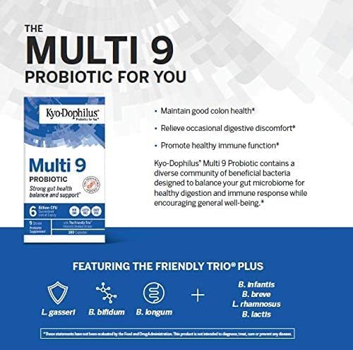 Kyolic Kyo-Dophilus 9 Probiotic, 90 Count